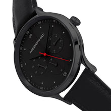 Load image into Gallery viewer, Morphic M65 Series Leather-Band Watch w/Day/Date - Black - MPH6507
