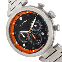 Load image into Gallery viewer, Morphic M87 Series Chronograph Bracelet Watch w/Date - Silver/Orange - MPH8704
