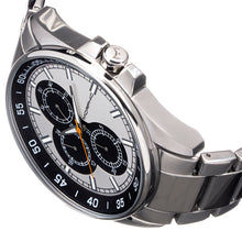 Load image into Gallery viewer, Morphic M92 Series Bracelet Watch w/Day/Date - Silver & Black - MPH9201