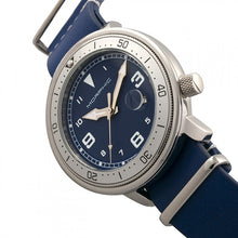 Load image into Gallery viewer, Morphic M58 Series Nato Leather-Band Watch w/ Date - Silver/Blue - MPH5802