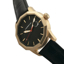 Load image into Gallery viewer, Morphic M56 Series Leather-Band Watch w/Date - Gold/Black - MPH5603
