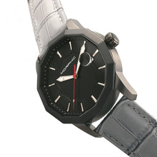Load image into Gallery viewer, Morphic M56 Series Leather-Band Watch w/Date - Black/Grey - MPH5605
