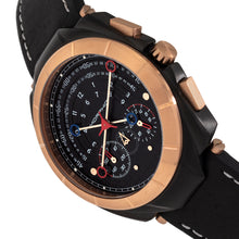Load image into Gallery viewer, Morphic M79 Series Chronograph Leather-Band Watch - Black - MPH7906