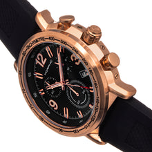 Load image into Gallery viewer, Morphic M93 Series Chronograph Strap Watch w/Date - Rose Gold/Black - MPH9303