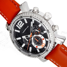Load image into Gallery viewer, Morphic M89 Series Chronograph Leather-Band Watch w/Date - Camel/Black - MPH8904