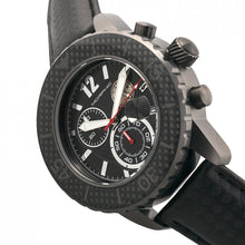 Load image into Gallery viewer, Morphic M51 Series Chronograph Leather-Band Watch w/Date - Gunmetal/Grey - MPH5106