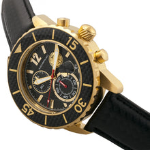 Load image into Gallery viewer, Morphic M51 Series Chronograph Leather-Band Watch w/Date - Gold/Black - MPH5102
