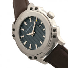 Load image into Gallery viewer, Morphic M68 Series Leather-Band Watch w/ Date - Silver/Brown - MPH6803