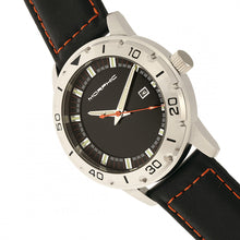 Load image into Gallery viewer, Morphic M71 Series Leather-Band Watch w/Date - Silver/Black - MPH7101