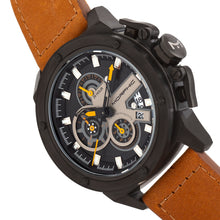 Load image into Gallery viewer, Morphic M81 Series Chronograph Leather-Band Watch w/Date - Camel/Black  - MPH8106
