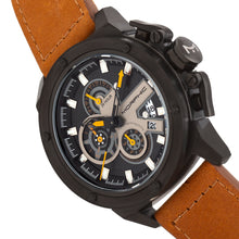Load image into Gallery viewer, Morphic M81 Series Chronograph Leather-Band Watch w/Date - Camel/Black - MPH8106