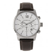 Load image into Gallery viewer, Morphic M67 Series Chronograph Leather-Band Watch w/Date - Silver/Brown - MPH6702