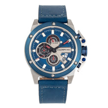 Load image into Gallery viewer, Morphic M81 Series Chronograph Leather-Band Watch w/Date - Blue/Silver - MPH8102