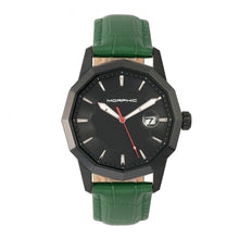 Load image into Gallery viewer, Morphic M56 Series Leather-Band Watch w/Date - Black/Green - MPH5607