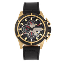 Load image into Gallery viewer, Morphic M81 Series Chronograph Leather-Band Watch w/Date - Black/Gold - MPH8103