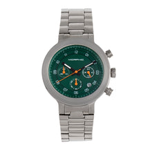 Load image into Gallery viewer, Morphic M78 Series Chronograph Bracelet Watch - Silver/Green - MPH7803