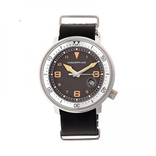 Load image into Gallery viewer, Morphic M58 Series Nato Leather-Band Watch w/ Date - Silver/Black - MPH5801