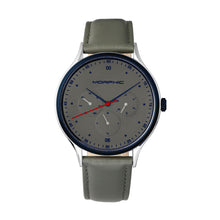 Load image into Gallery viewer, Morphic M65 Series Leather-Band Watch w/Day/Date - Grey - MPH6505