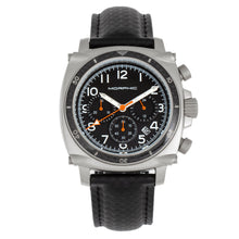 Load image into Gallery viewer, Morphic M83 Series Chronograph Leather-Band Watch w/ Date - Silver/Black - MPH8304