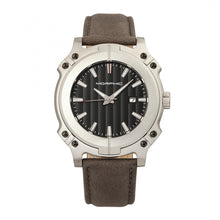 Load image into Gallery viewer, Morphic M68 Series Leather-Band Watch w/ Date - Silver/Grey - MPH6802
