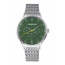 Load image into Gallery viewer, Morphic M65 Series Bracelet Watch w/Day/Date - Silver/Green - MPH6502
