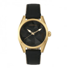 Load image into Gallery viewer, Morphic M59 Series Leather-Overlaid Canvas-Band Watch - Gold/Black - MPH5904
