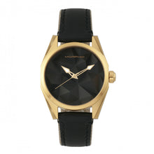Load image into Gallery viewer, Morphic M59 Series Leather-Overlaid Canvas-Band Watch - Gold/Black - MPH5904