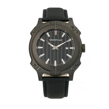 Load image into Gallery viewer, Morphic M68 Series Leather-Band Watch w/ Date - Black - MPH6805