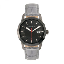 Load image into Gallery viewer, Morphic M56 Series Leather-Band Watch w/Date - Black/Grey - MPH5605