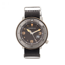 Load image into Gallery viewer, Morphic M58 Series Nato Leather-Band Watch w/ Date - Gunmetal/Black - MPH5803