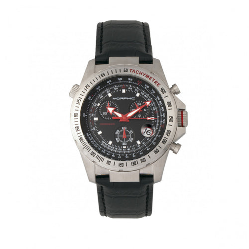 Morphic M36 Series Leather-Band Chronograph Watch - MPH3602
