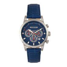 Load image into Gallery viewer, Morphic M60 Series Chronograph Leather-Band Watch w/Date - Silver/Blue - MPH6002