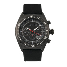 Load image into Gallery viewer, Morphic M53 Series Chronograph Fiber-Weaved Leather-Band Watch w/Date - Black - MPH5305