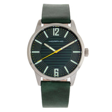 Load image into Gallery viewer, Morphic M77 Series Leather-Band Watch - Green - MPH7704