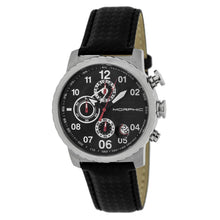 Load image into Gallery viewer, Morphic M38 Series Chronograph Men?s Watch w/ Date - Silver/Black - MPH3804