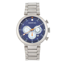 Load image into Gallery viewer, Morphic M87 Series Chronograph Bracelet Watch w/Date - Silver/Blue - MPH8703