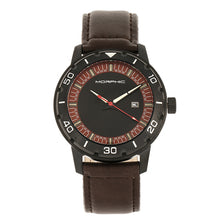 Load image into Gallery viewer, Morphic M71 Series Leather-Band Watch w/Date - Black/Dark Brown - MPH7105