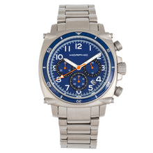 Load image into Gallery viewer, Morphic M83 Series Chronograph Bracelet Watch w/ Date - Silver/Blue - MPH8302
