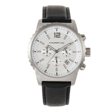 Load image into Gallery viewer, Morphic M67 Series Chronograph Leather-Band Watch w/Date - Silver/Black - MPH6701