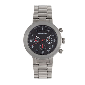 Morphic M78 Series Chronograph Bracelet Watch - Silver/Black - MPH7802