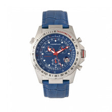 Load image into Gallery viewer, Morphic M36 Series Leather-Band Chronograph Watch - Silver/Blue - MPH3603
