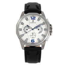 Load image into Gallery viewer, Morphic M82 Series Chronograph Leather-Band Watch w/Date - Silver/White - MPH8201