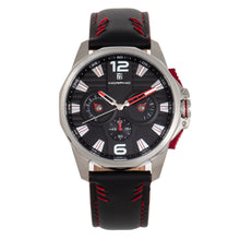 Load image into Gallery viewer, Morphic M82 Series Chronograph Leather-Band Watch w/Date - Silver/Black - MPH8202
