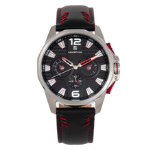 Load image into Gallery viewer, Morphic M82 Series Chronograph Leather-Band Watch w/Date - Silver/Black - MPH8202