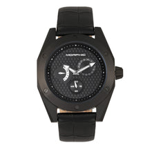 Load image into Gallery viewer, Morphic M46 Series Leather-Band Men's Watch w/Date - Black - MPH4604