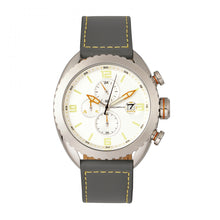 Load image into Gallery viewer, Morphic M64 Series Chronograph Leather-Band Watch w/ Date - Silver/Grey - MPH6401