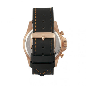 Morphic M57 Series Chronograph Leather-Band Watch - Rose Gold/Black - MPH5705