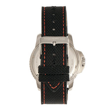 Load image into Gallery viewer, Morphic M70 Series Canvas-Overlaid Leather-Band Watch w/Date - Silver/Black - MPH7001
