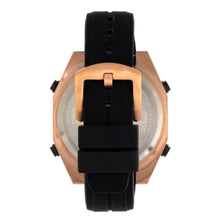 Load image into Gallery viewer, Morphic M76 Series Drum-Roll Strap Watch - Rose Gold/Black - MPH7603
