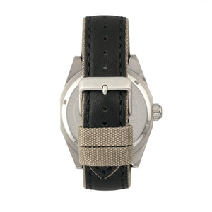 Morphic M59 Series Leather-Overlaid Canvas-Band Watch - Silver - MPH5901